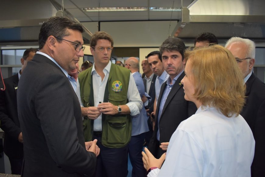Resultado de imagem para Wilson Lima e ministro do Meio Ambiente visitam espaço que irá abrigar a Secretaria da Amazônia, em Manaus