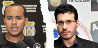 Delegado Mario Teles (a direita, reprovado no concurso da pcam, entrou na pcam, através de liminar do tjam, esgoto)