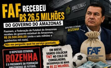 FAF recebe R$ 26,5 milhões do Governo do Amazonas e levanta questionamentos sobre destinação dos recursos